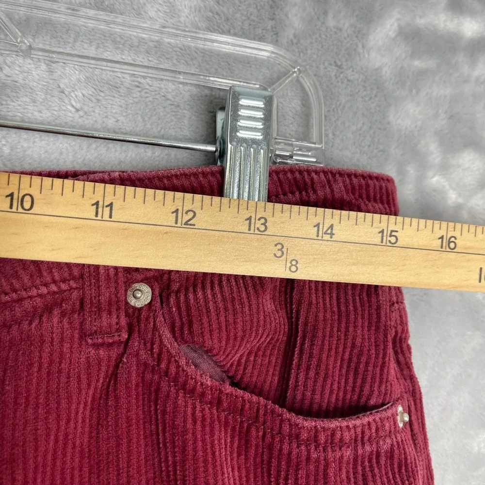 BDG UO‎ High Rise Corduroy Mom Jeans Womens 31 Red Fall Boho Preppy 100% Cotton